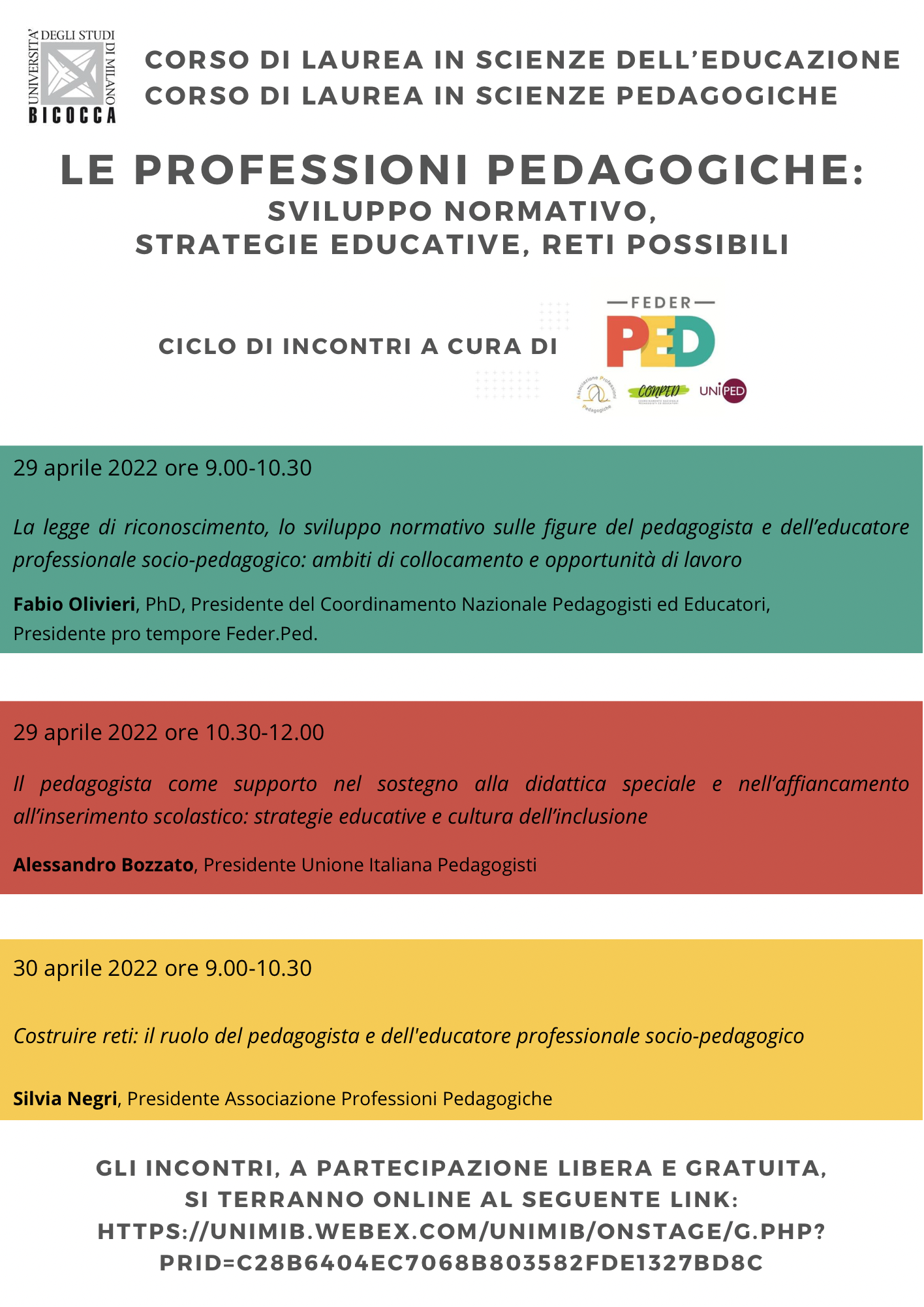 Professioni pedagogiche